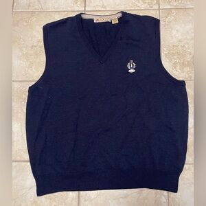 Joey Rodolfo 1879 Sweater VEST Size XL V Neck 100% Merino Wool